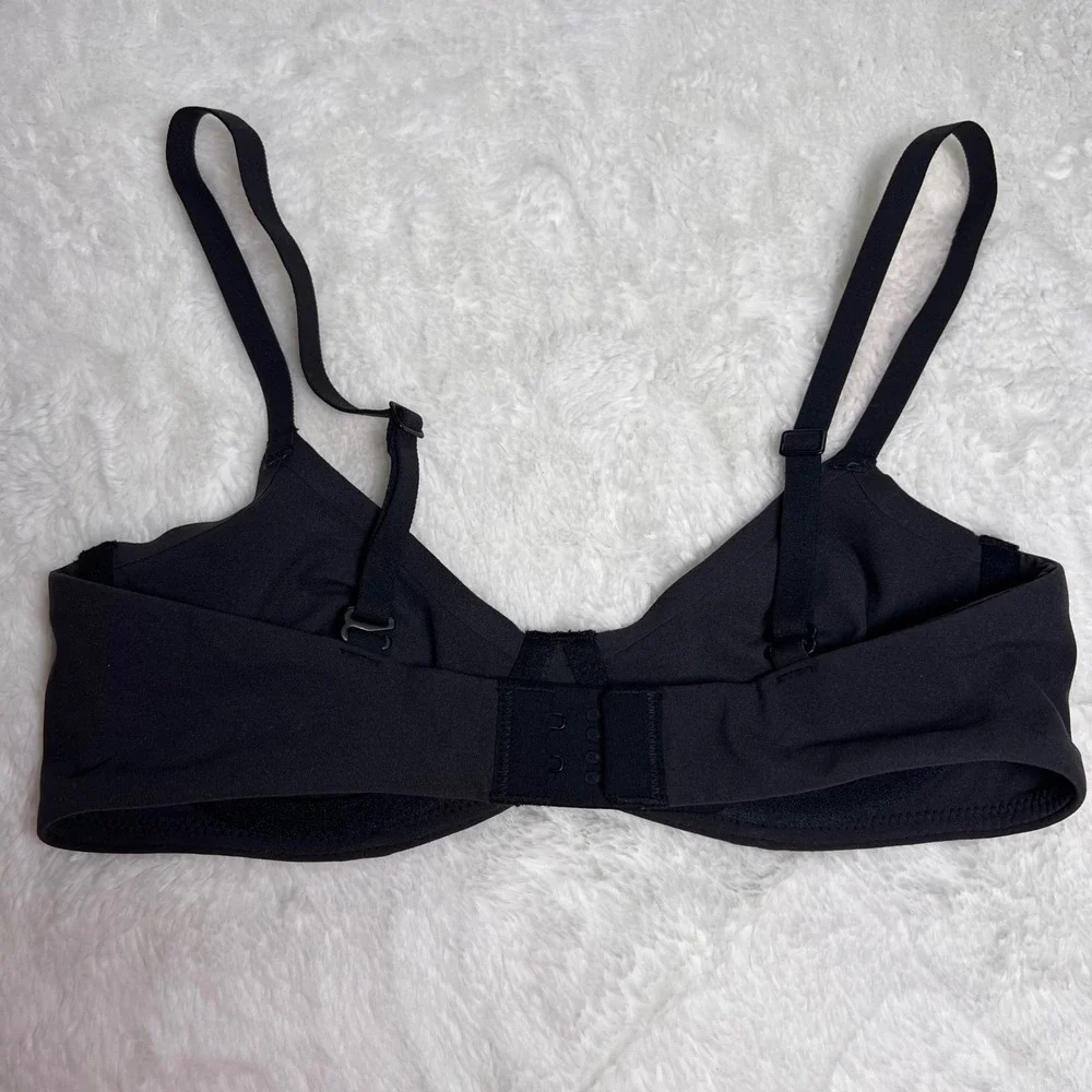 SKIMS Women's 32B Black T-Shirt Bra Underwire Everyday Comfort Adjustable Straps - Picture 5 of 8